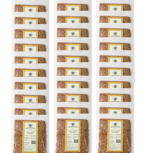 بكج مكس وجبات الدجاج و البقر لمتوازنة للكلاب – 600...