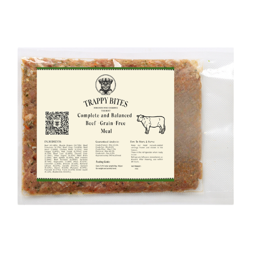 وجبة البقر والاحشاء النيئة متوازنة للقطط– 150 جم