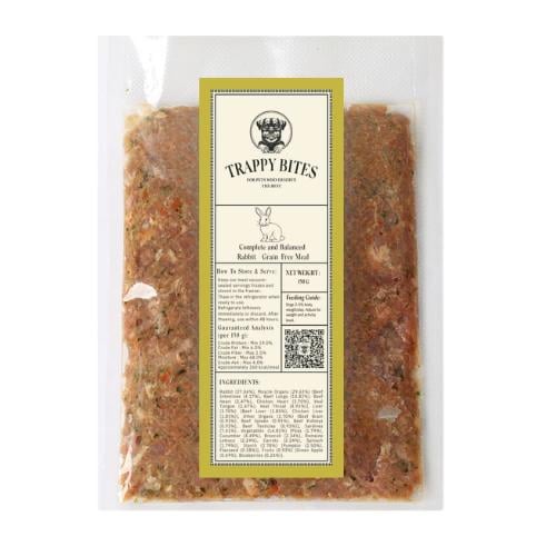 وجبة الارنب و الاحشاء النيئة متوازنة للكلاب – 150...