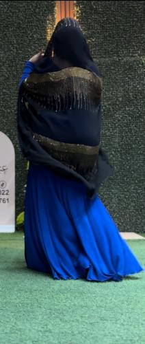 عبايه كرستال ذهبي