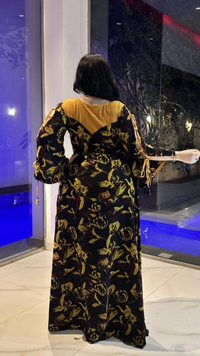 جلابيه حرير بودره