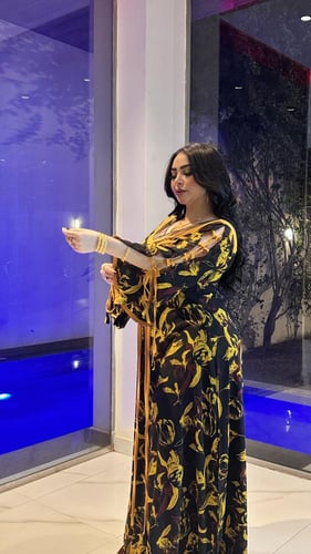 جلابيه حرير بودره