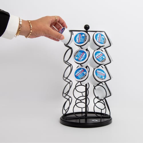 حامل كبسولات اسود | 35 كبسولة