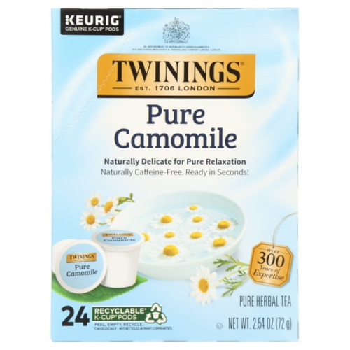 كبسولات بابونج بدون كافيين من توينينجز | 24 كبسولة