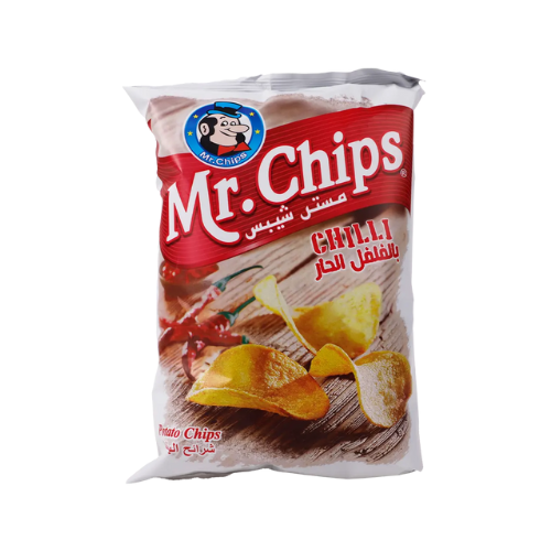 مستر شيبس بنكهة الفلفل الحار 140 جرام