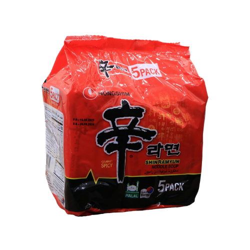 مكرونة شرقية شن راميون كوري - 120 جرام -5 حبات