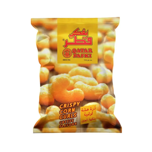 بفكي قطر ذرة هشة لولبية بنكهة الجبن 80 جرام