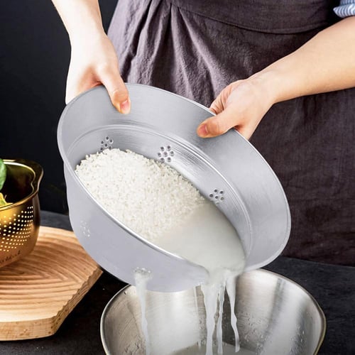 مصفاة ألمونيوم متعددة الاستخدامات قطر 29.3 سم وإرت...