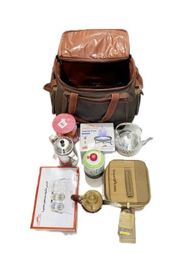 شنطة عزبة قهوة وشاي الرحال كوفي مكتمله