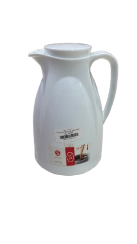 ترمس قهوة صيني أبيض 1 لتر