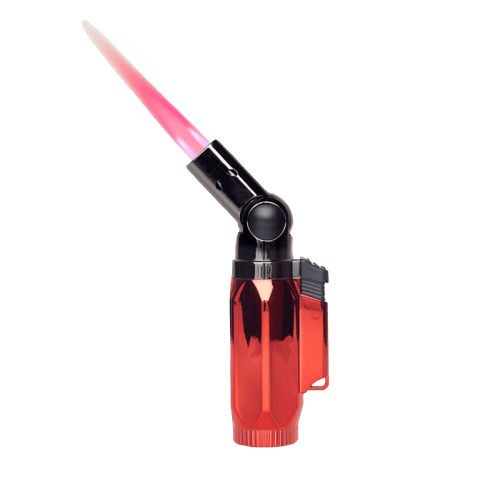 ولاعة فحم تورش مع رأس متحرك أحمر