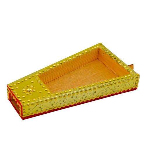 مبرد قهوة خشبي مشغول كبير