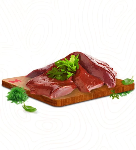 Local camel liver weight 1 kilogram