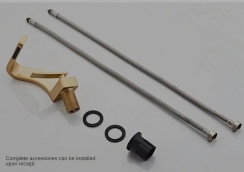 خلاط مغسلة ذهبي مطفي MT021A-B/BG