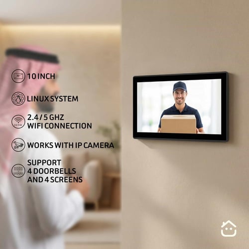 انتركوم ذكي برو - شاشة 10 إنش - بصمة وجه