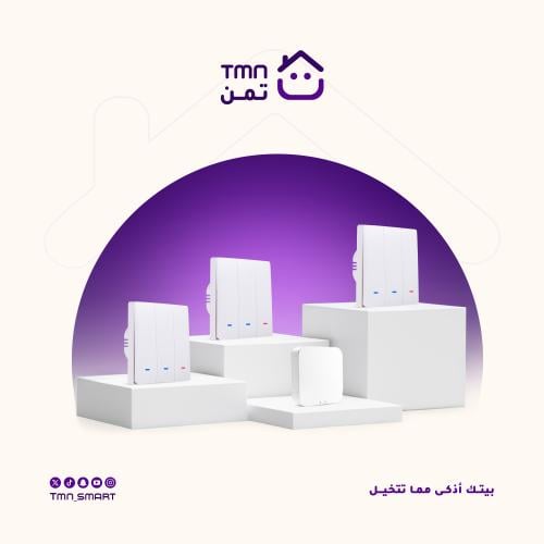 تشكيلة مفاتيح الإنارة الذكية ثلاثي مع هب