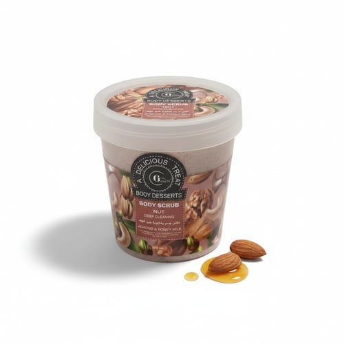 مقشر جسم بخلاصه جوز الهند