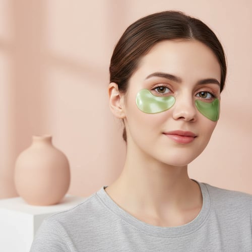 قناع العين الألوة - بقع فعالة للحد من الهالات السو...