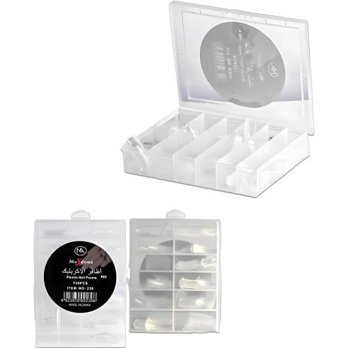 طقم أظافر أكريليك - 120 نصيحة عالية الجودة للمانيك...