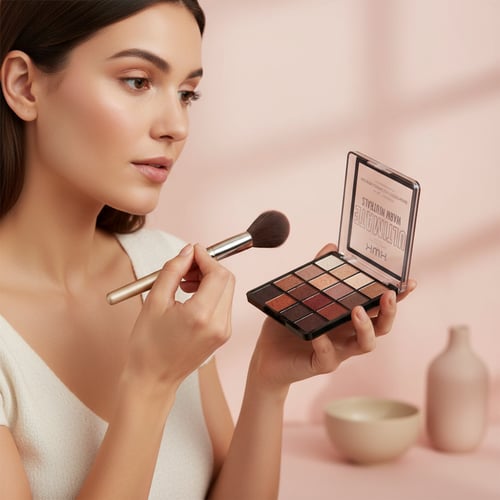 لوحة ظلال العيون - 12 لونا نابضا بالحياة لإطلالة ج...