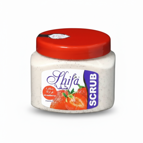 مقشر البشرة بنكهة الفراولة من شفا 300 مل