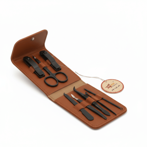 طقم العناية بالأظافر - ماكس أناقة 8 في 1 مجموعة ال...