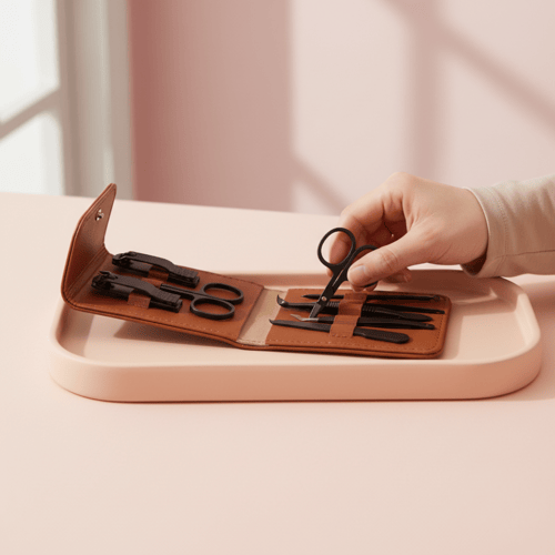 طقم العناية بالأظافر - ماكس أناقة 8 في 1 مجموعة ال...