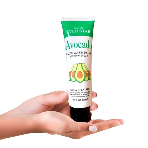 غسول الوجة بخلاصة الافكادو من ايفا استار 100مل