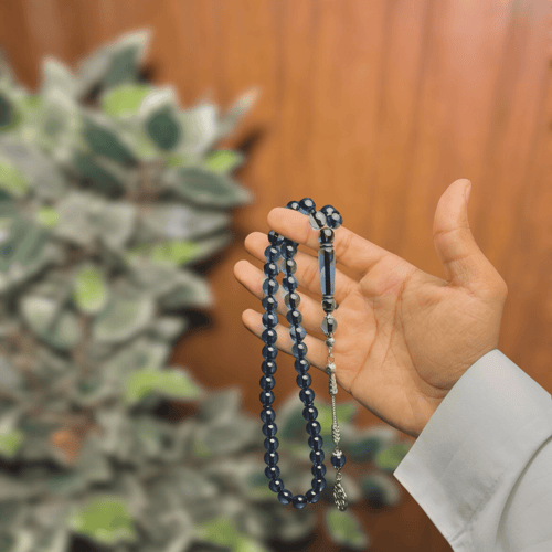 سبحة بكلايت بحري شفاف