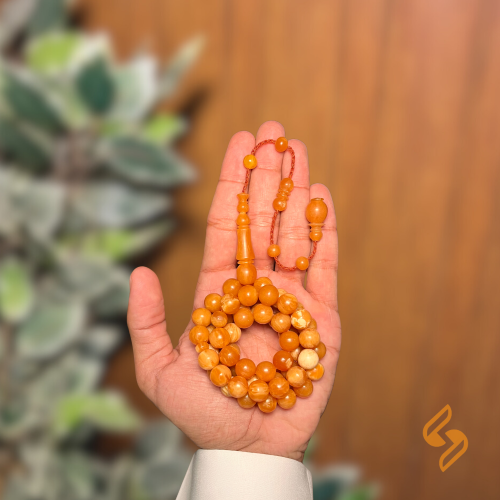 سبحة بكلايت محاكي الكهرمان