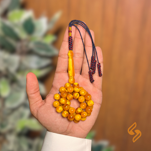 سبحة بكلايت شبيه الكهرمان