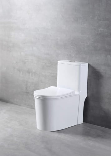 كرسي حمام أفرنجي دفع وشفط مقاس 30 سم ماركة AUSHEN...