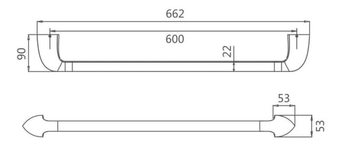 طقم اكسسوارات حمام اسود 6 قطع ماركة AUSHEN