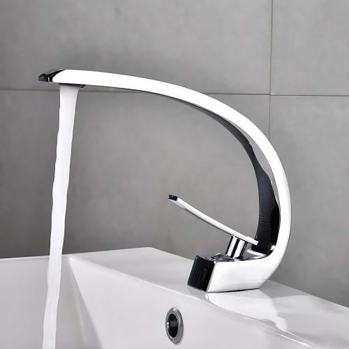 خلاط مغسلة نحاس بارد حار بتصميم كوبرا