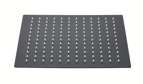 طاسة دش مطري 30x30 مربع لون اسود