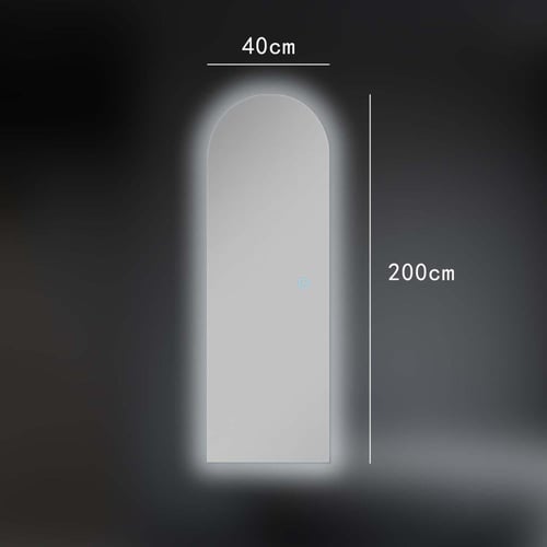 مراية طويلة 200x40 ليد LED ثلاثة ألوان