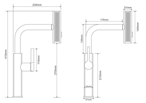 خلاط مطبخ نحاس سحاب مقاوم للصدأ لون كروم