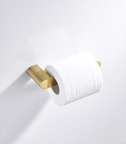 طقم اكسسوارات حمام ذهبي 5 قطع ماركة AUSHEN