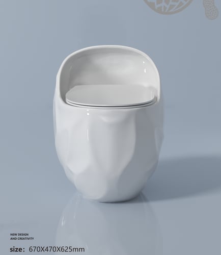 كرسي حمام أفرنجي دفع وشفط مقاس 30سم