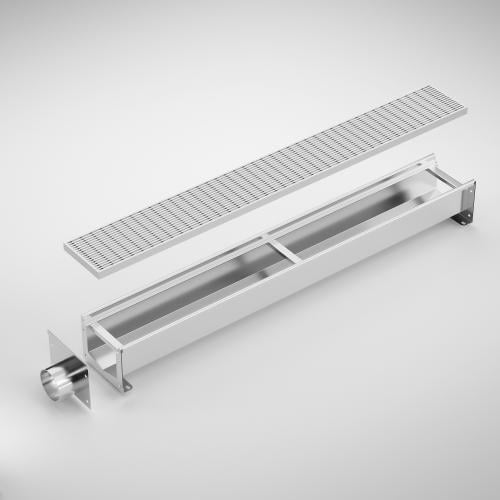 مجرى تصريف مقاس 150x 15سم ستانل ستيل بالكامل فتحة...