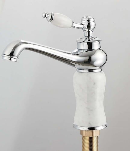 خلاط مغسلة ديكور رخامي بقلب نحاسي بارد حار ماركة Z...