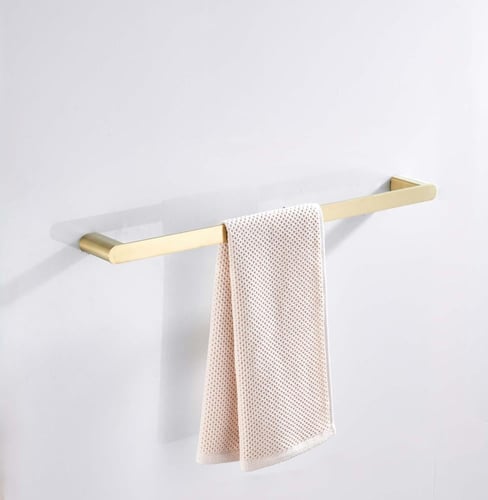 طقم اكسسوارات حمام ذهبي 5 قطع ماركة AUSHEN