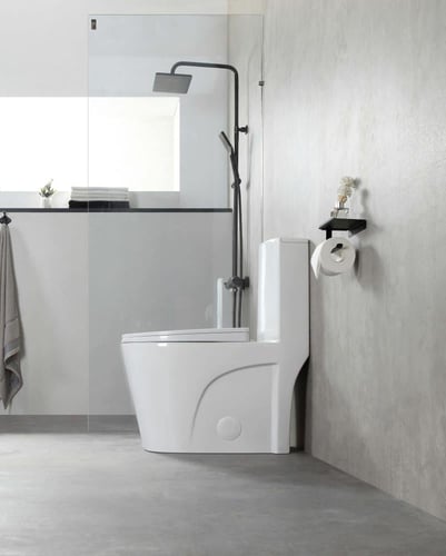 كرسي حمام أفرنجي دفع وشفط مقاس 25سم