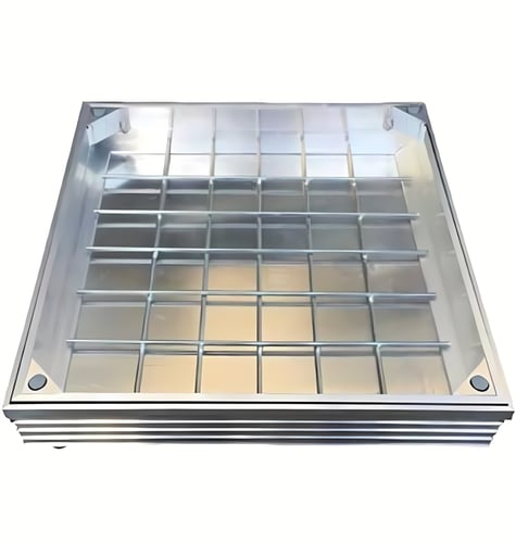 غطاء غرفة تفتيش المنيوم مقاس 30x30 ماركة AUSHEN