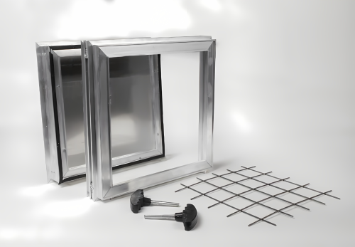 غطاء غرفة تفتيش ألمنيوم مقاس 90x90 ماركة AUSHEN