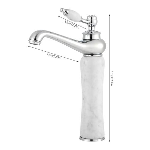 خلاط مغسلة ديكور رخامي عالي بقلب نحاسي بارد حار ما...