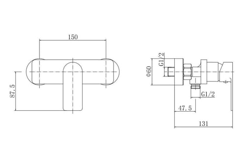 خلاط شطاف نحاس ايطالي ماركة DOOX