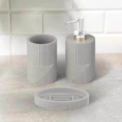 طقم إكسسوارات حمام سيراميك مودرن