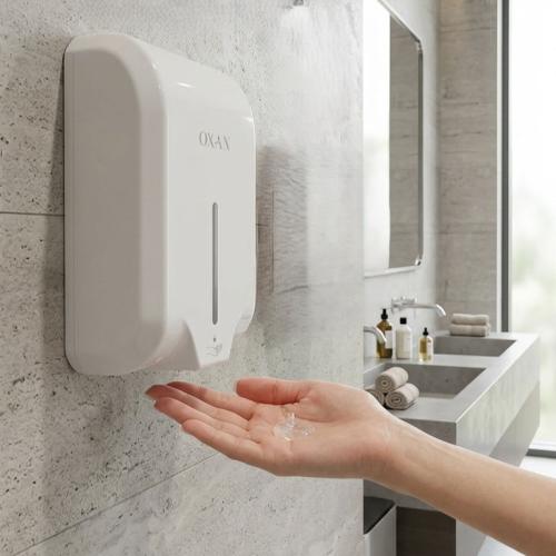 موزع صابون حساس ابيض