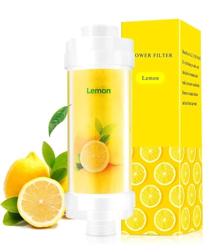 فلتر استحمام برائحة الليمون معزز بالفيتامينات